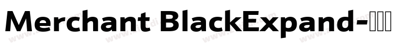 Merchant BlackExpand字体转换